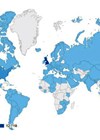 Map showing countries that have accessed PREDICT Prostate 