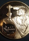 Photo showing The Doctor of Physic as depicted on a commemorative medal (c.1970’s), engraver, Geoffrey Davien (1915-1973).