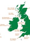 Map showing The Who's Who of the Urology Specialty Advisory Committee.