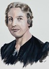 Portrait of Helen Wingate by Mary Garthwaite, the Museum of Urology’s Artist in Residence. 