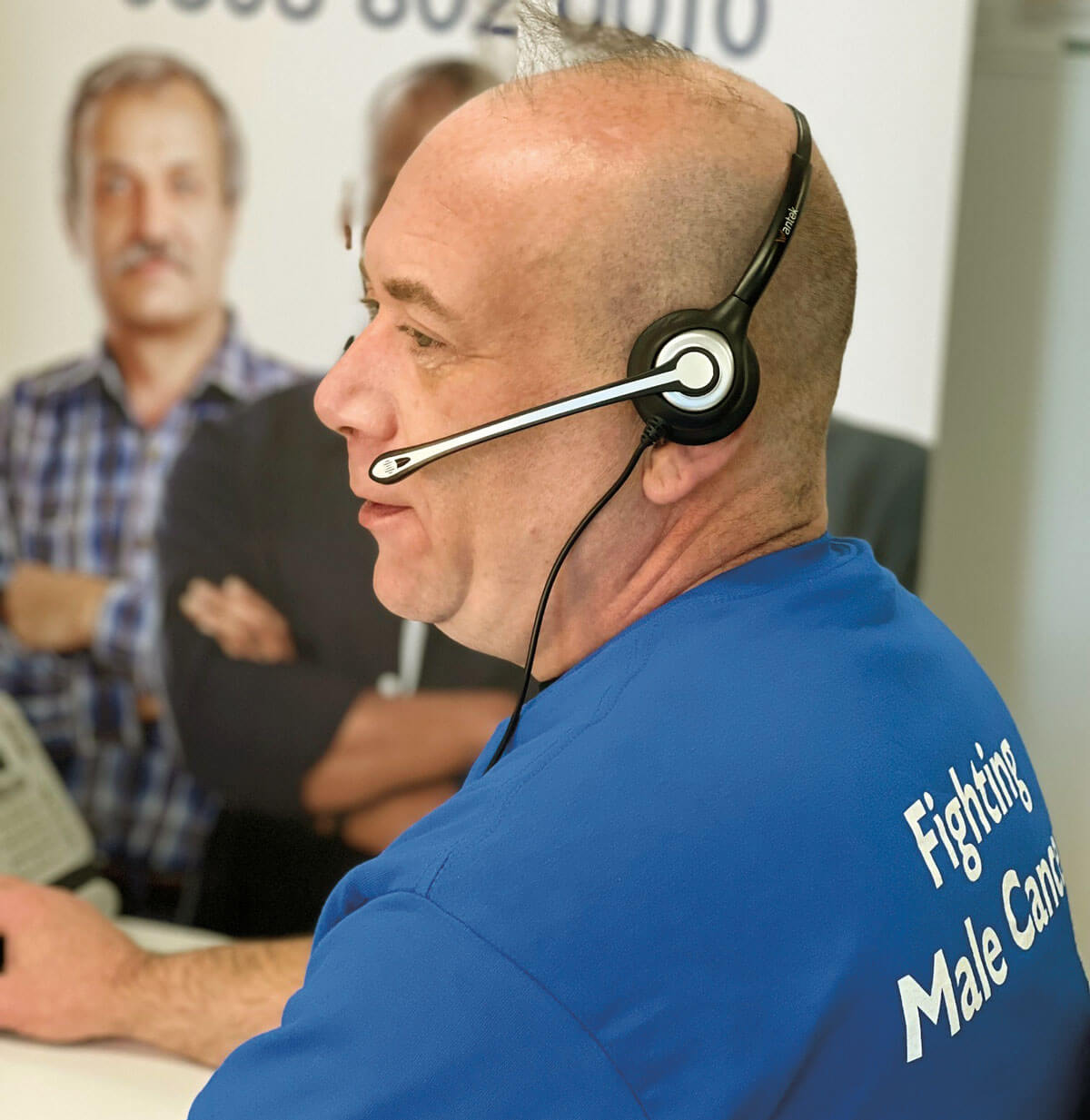 Phoito of Robert Cornes, Orchid Male Cancer Information Nurse Specialist. 