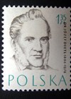 Image showing Józef Dietl as depicted on a 1957 Polish postage stamp.