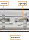 Image showing kit for Seldinger approach to suprapubic catheterisation. 