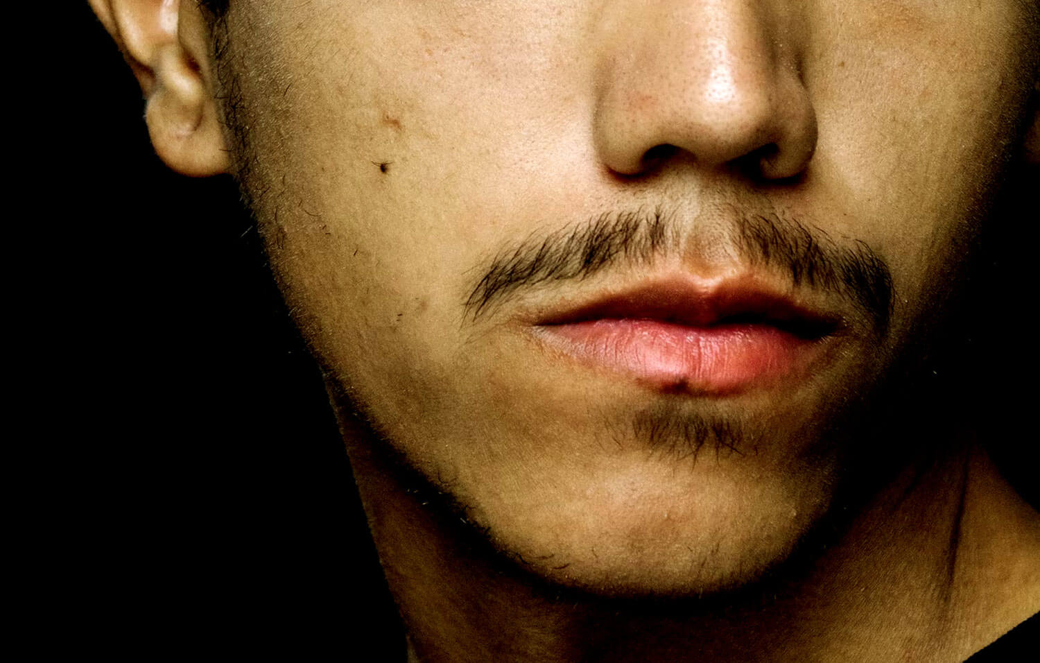 Photo of man with moustache.
