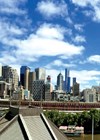 Photo showing Melbourne skyline. 