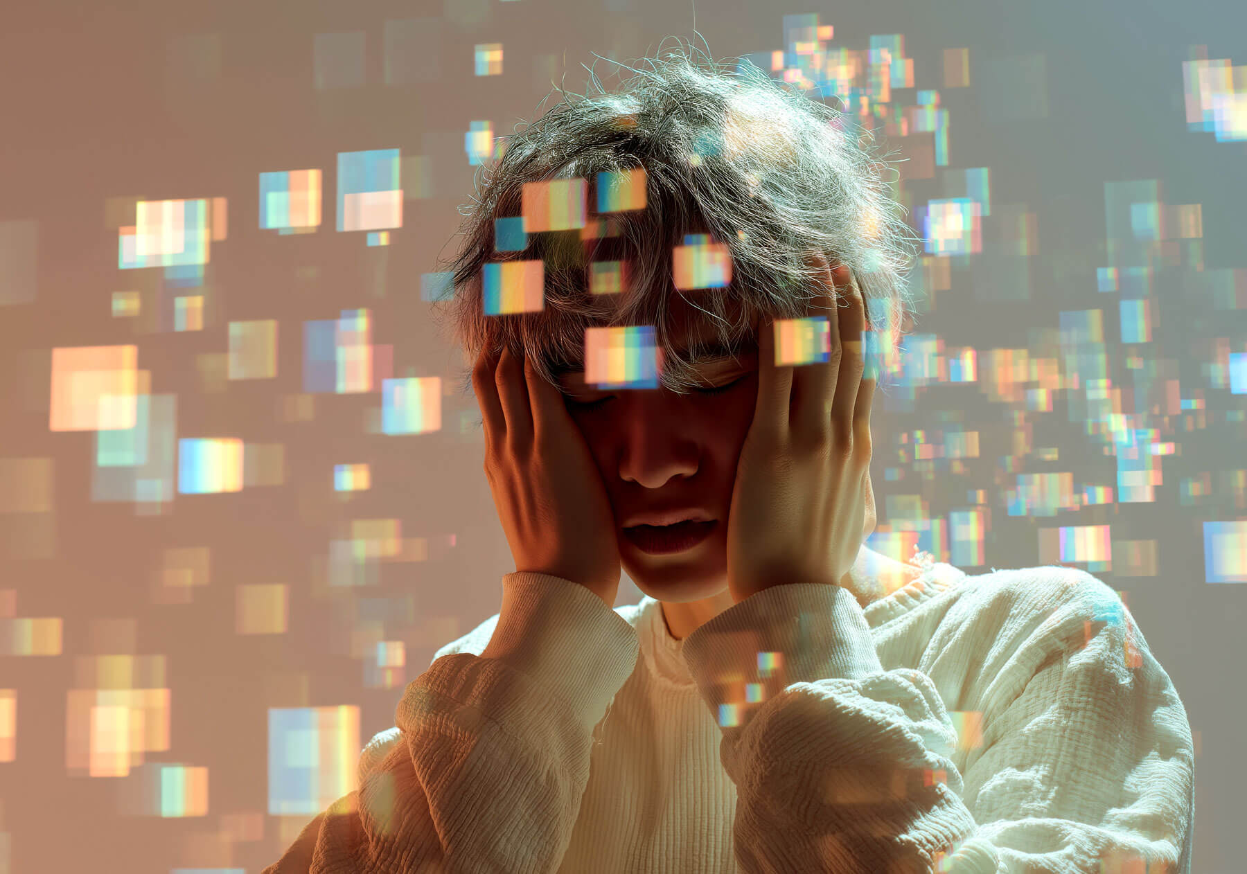 Photo of person experiencing burnout.